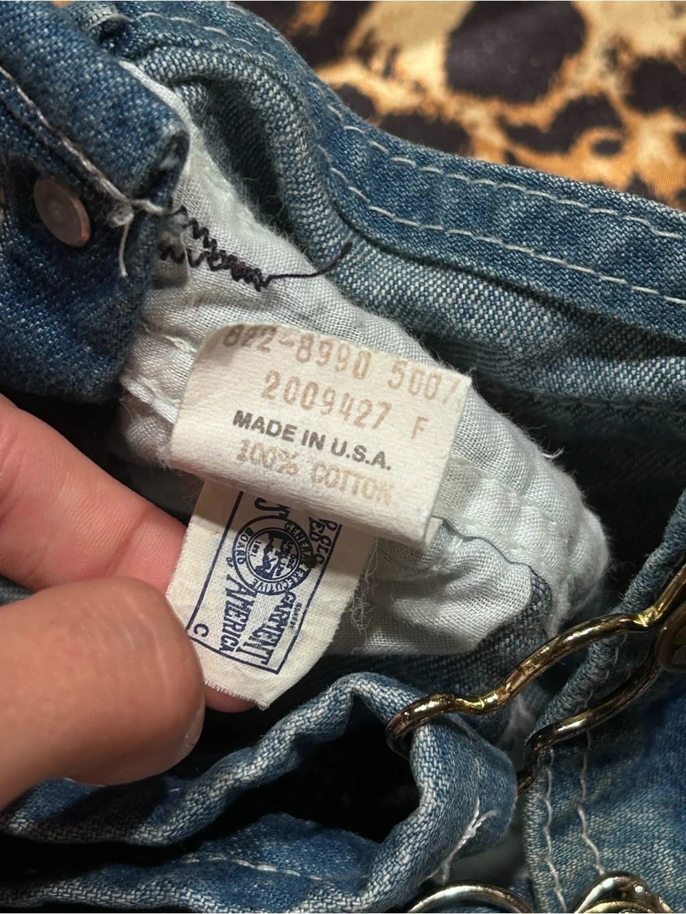 Vintage Baby OshKosh B'Gosh Vestbak Denim Bib Overalls